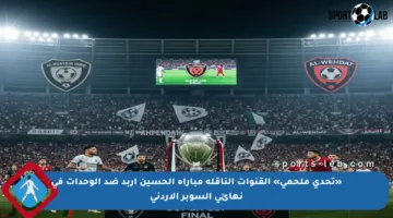 «تحدي ملحمي» القنوات الناقلة مباراة الحسين إربد ضد الوحدات في نهائي السوبر الأردني